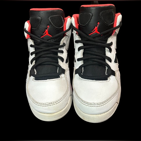 Jordan Flight Club 91 White Infrared Basketball Sneakers - Picture 2 of 8